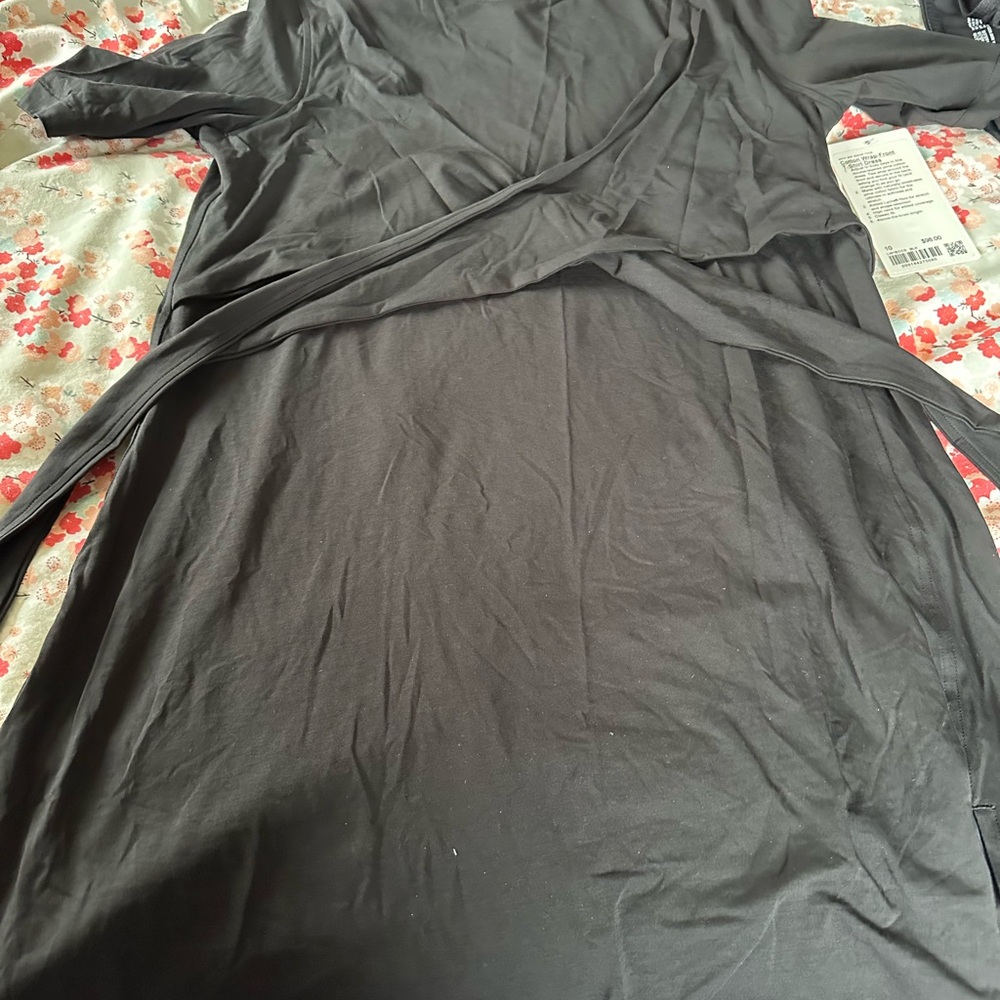 lululemon Black Wrap Dress